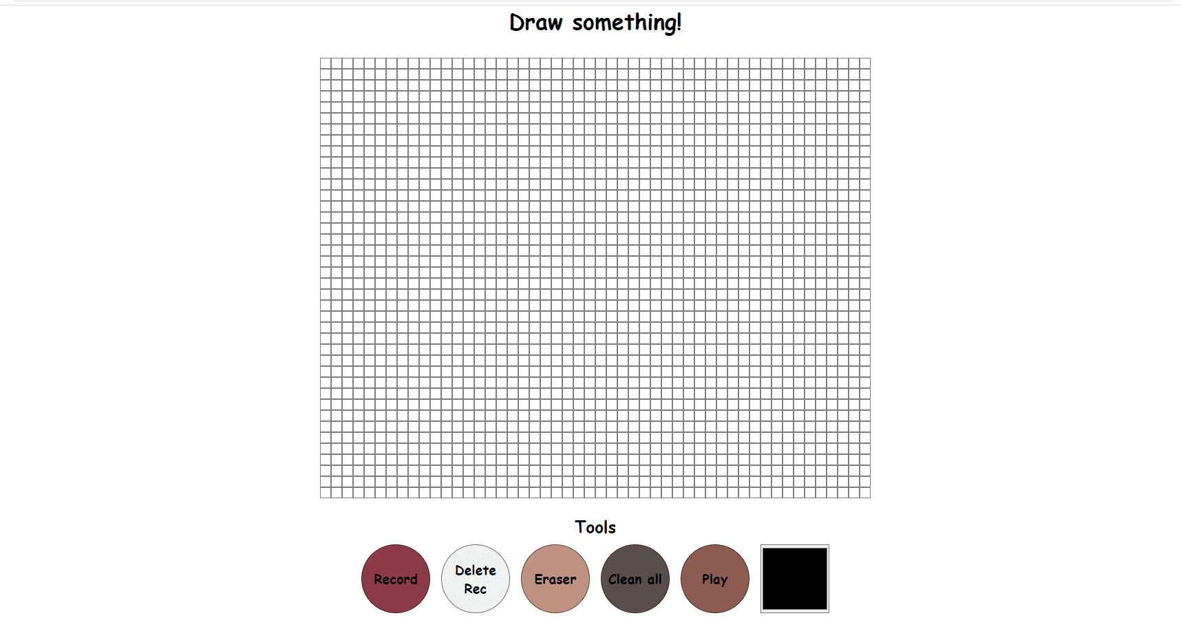 Drawing app that records your actions